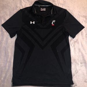 UC Under Armour Black Polo
